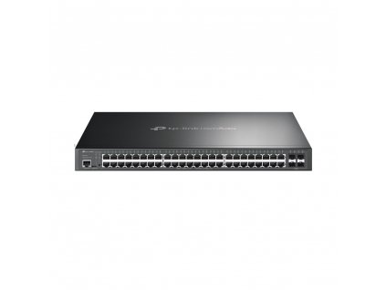 TP-Link Omada SG3452P síťový přepínač Řízený L2/L3 Gigabit Ethernet (10/100/1000) Podpora napájení po Ethernetu (PoE) 1U Černá