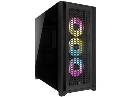 Corsair iCUE 5000D RGB Airflow Midi Tower Černá