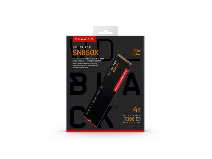 Western Digital Black SN850X 4 TB M.2 PCI Express 4.0 NVMe