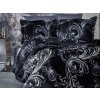 Prodloužené povlečení Satén 140x220, 70x90cm Atlantis black