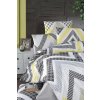 Povlečení francouzské krep 220x220, 70x90 Zigzag grey