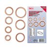 BGS Technic BGS 9313 Těsnicí měděné O-kroužky pr. 6,0 ÷ 20,0 mm (Sada 95 dílů)