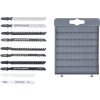 BGS Technic BGS 50355 Listy pilové do přímočaré pily 76 a 100 mm, sada 10 dílů