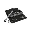 Wera 004080 Ráčnová sada Zyklop Metal 8100 SC 10 - palcová, 28 dílů, upínací část 1/2