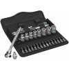 Wera 004017 Sada ráčnová Zyklop Metal 8100 SA 7, 28 d. upínací část 1/4" - metrická