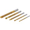 BGS Technic BGS 50795 Fézovací HSS vrtáky Kraftmann pr. 3 ÷ 8 mm TiN (Sada 5 dílů)