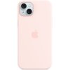 Apple iPhone 15 Plus Silicone Case s MagSafe - Light Pink