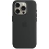 Apple iPhone 15 Pro Silicone Case s MagSafe - Black