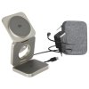 Epico UltraBase EF55 Qi2 3v1 Fold Alu Mag+ Wireless Charging Stand - titanová