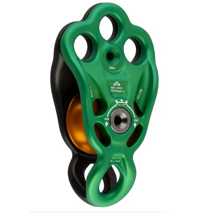 DMM Kladka Rigger Becket Pulley Green/Matt Grey