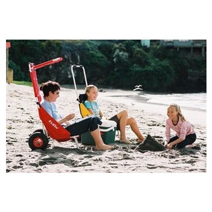 Eckla strieška proti slnku s opierkou krku pre BEACH ROLLY