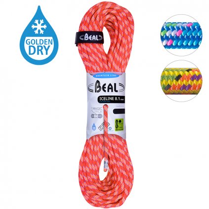BEAL Ice Line Unicore 8,1 mm Golden Dry