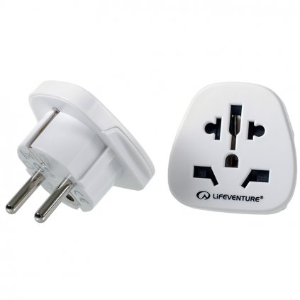 LIFEVENTURE World to Europe Travel Adaptor
