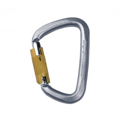Singing Rock D karabína oceľová triple lock 50kN