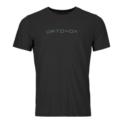 ORTOVOX triko 150 Cool Brand T-shirt Men's Black Raven