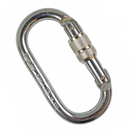 RidgeGear karabina ocelová ovál šroubovací RGK1