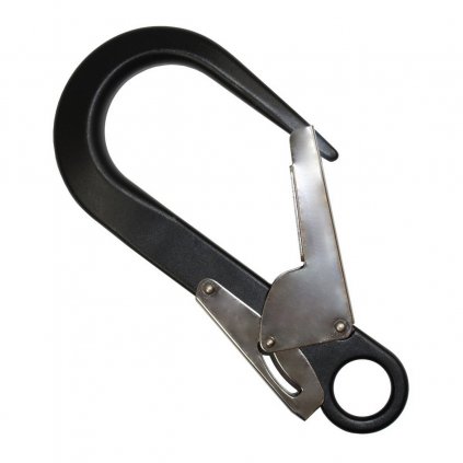RidgeGear háková karabina s okem světlost 60mm RGK11