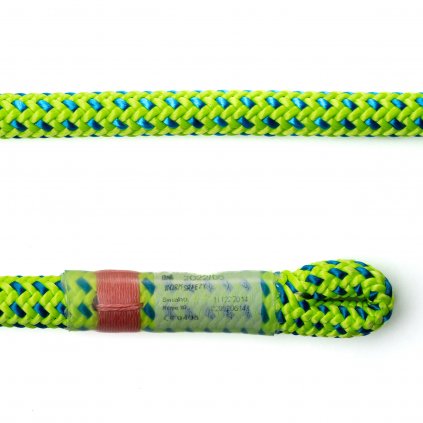 Teufelberger arboristické lano TACHYON 11,5 mm s okem spLIFE Green/Blue