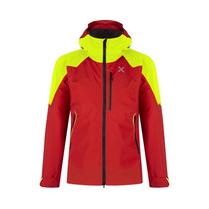 MONTURA bunda MONTE 2 JACKET červeno/žlutá