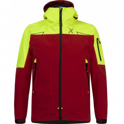 MONTURA bunda MONTE JACKET červeno/žltá