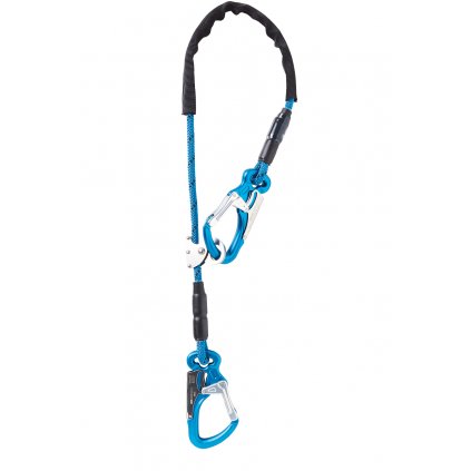 Courant lanyard EQUA R s blokantem a 2 karabiny TANGO 1 m