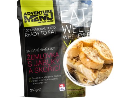 Adventure menu - Semolina with apples and cinnamon