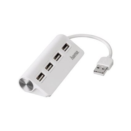 HUB USB 2.0 bus powered bílý HAMA