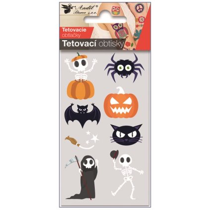 Tetování - HALLOWEEN kočka WS-220
