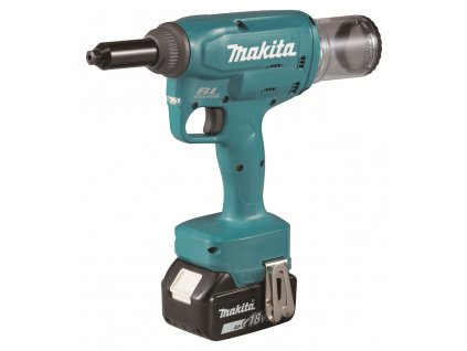 Makita Aku nýtovačka Li-ion LXT 18V/3,0 Ah, Makpac - DRV150RFJ