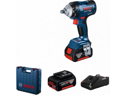 Bosch GDS 18V-400 Professional Aku rázový utahovák, 18V 2x5,0Ah 06019K0020