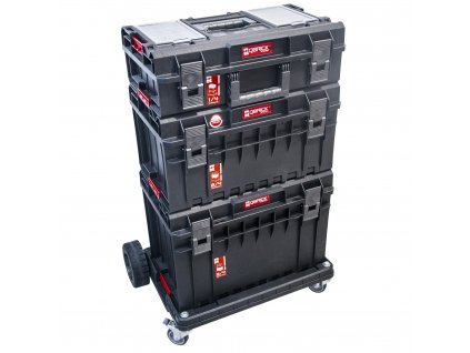 QBRICK Sada plastových boxů Qbrick ONE s podvozkem | 746x500x1030 mm - P90594