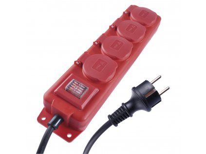 EMOS Prodlužovací kabel gumový 4 zásuvky | 5 m - P14151