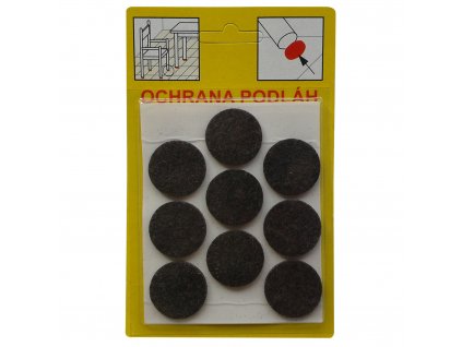Filcová ochrana samolepící | 104H - hnědá 21x3 mm - 4873