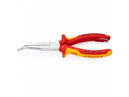 KNIPEX Půlkulaté kleště zahnuté chrom - 2626200T