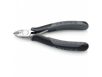 KNIPEX Kleště štípací boční pro elektroniku - 7702135HESD