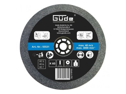 Güde KOTOUČ BRUSNÝ 175 MM K60 - 55531