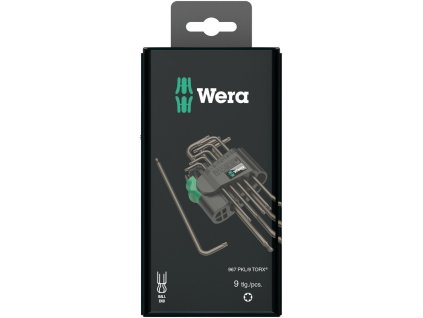 Wera Sada zástrčných klíčů TORX 967/9 TX 1 SB, BlackLaser, 9 dílný (05073598001)