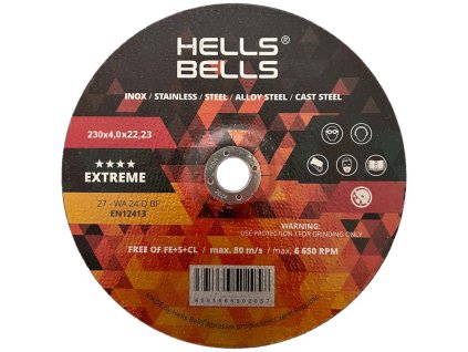 Brusný kotouč Hells Bells EXTREME 27-230x4,0x22,2 (HBX23040)