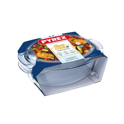 PEKÁČ OVÁLNÝ S VÍKEM PYREX 5,8 L, SKLO
