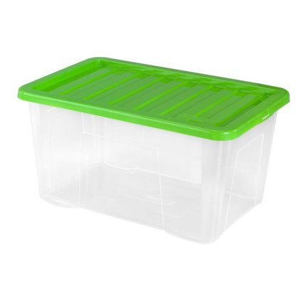 BOX ÚLOŽNÝ S VÍKEM 60L,QUASAR,PLAST,60X40X30CM