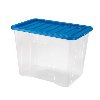 BOX ÚLOŽNÝ S VÍKEM 80L,QUASAR,PLAST,60X40X43CM