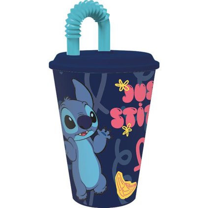 KELÍMEK S BRČKEM STITCH 430 ML, PLAST