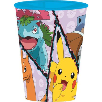 KELÍMEK PLASTOVÝ POKÉMON 260ML MODRÁ