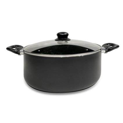 KASTROL SE SKL.POKLICÍ NERO KITCHISIMO 28X11CM 6L