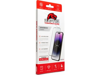 SWISSTEN RAPTOR DIAMOND ULTRA CLEAR 3D TEMPEROVANÉ SKLO PRE MOTOROLA E20 ČIERNE