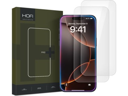 Tvrdené sklo HOFI GLASS PRO+ 2-PACK IPHONE 16 PRO CLEAR