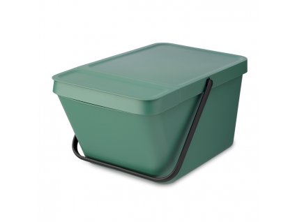 Stohovatelný odpadkový koš SORT & GO Brabantia 20 l jedlově zelený