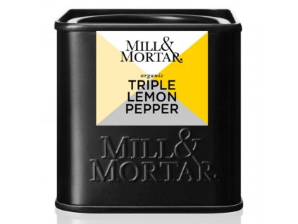 Bio pepř s trojitým citronem 50 g, Mill & Mortar