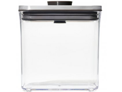 Dóza na potraviny POP STEEL 1,6 l, obdélník, plast, OXO