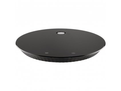 Digitální kuchyňská váha PLISSÉ 27 cm, černá, plast, Alessi